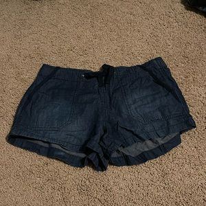 Navy blue dress shorts